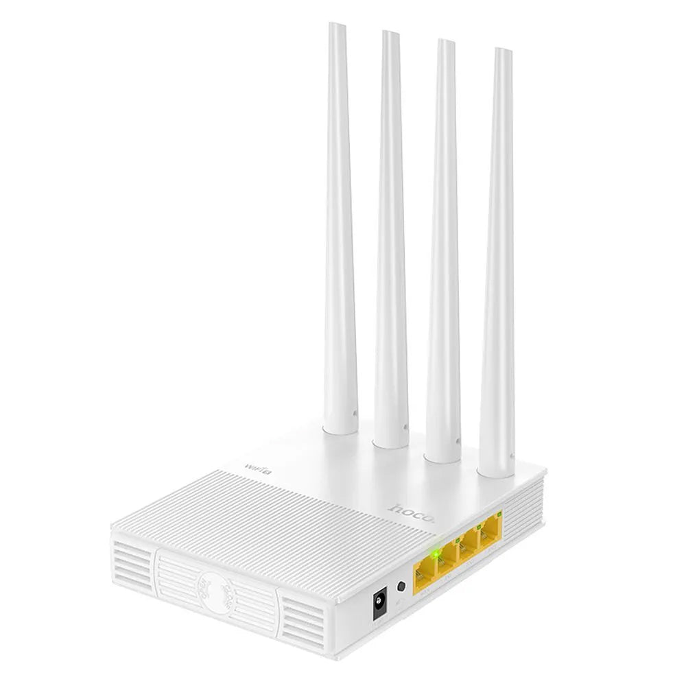 Trådløs Router HOCO HI31, Dual Band, Wi-Fi 5, Hvid