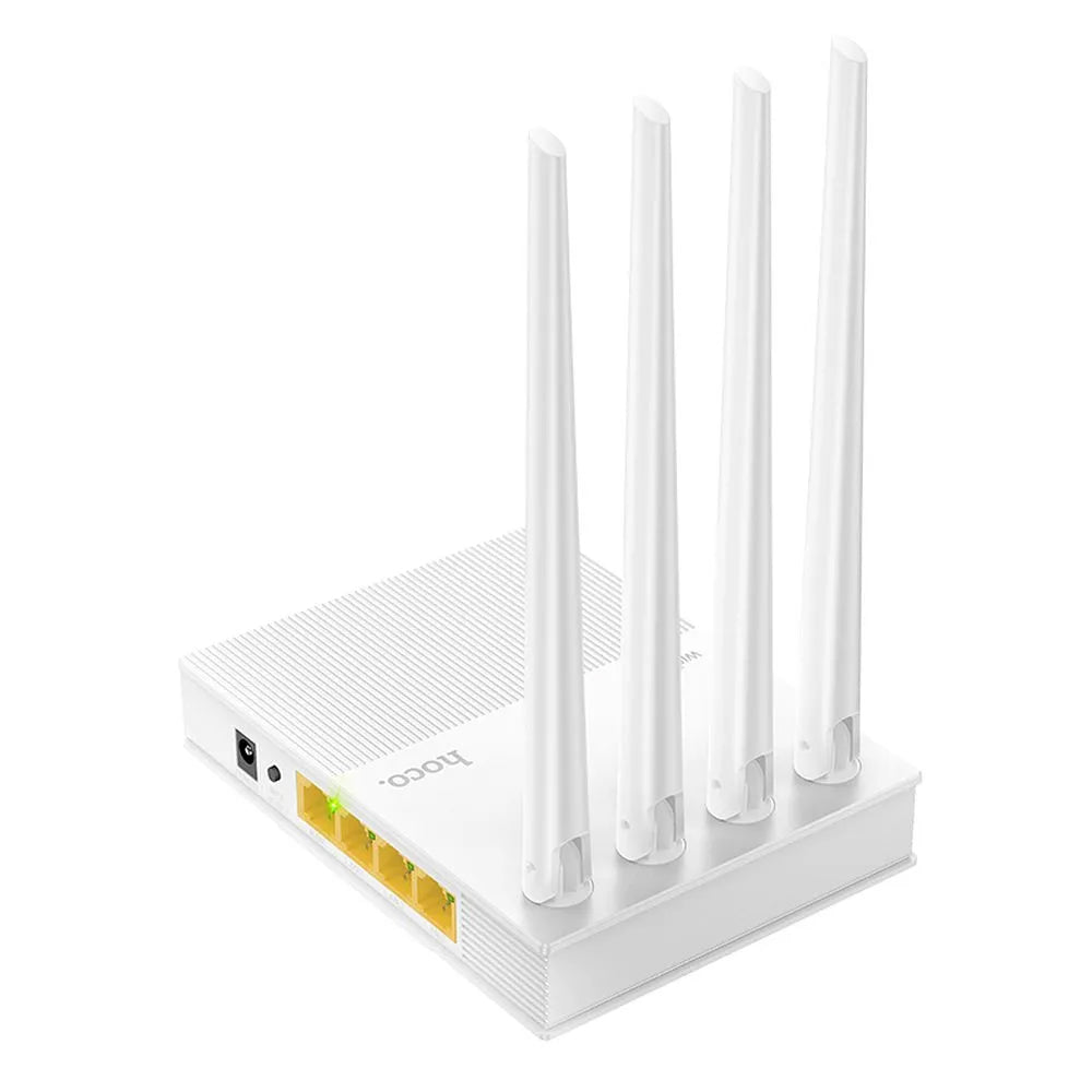 Trådløs Router HOCO HI31, Dual Band, Wi-Fi 5, Hvid