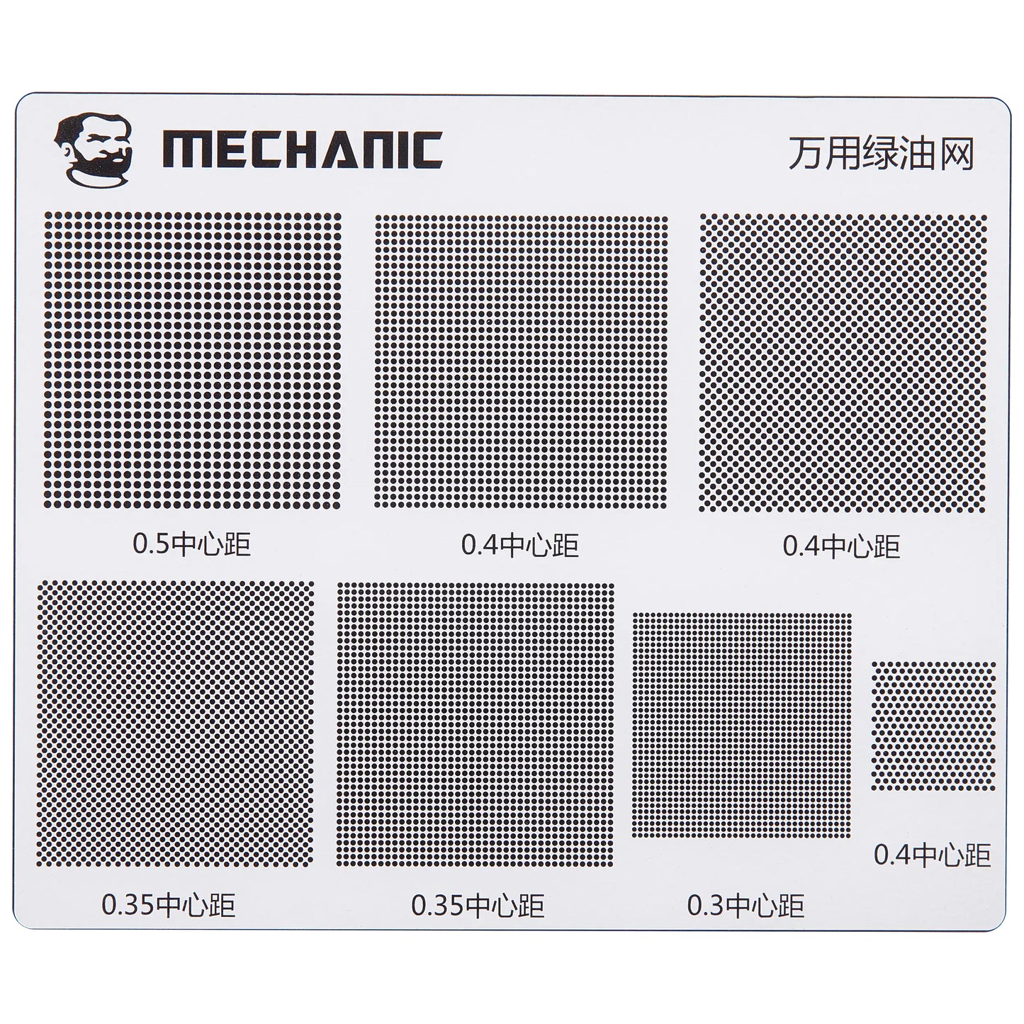 Skabelon til isolering af CI spor Mechanic for Apple iPhone 6 - 16 serien