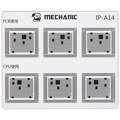 Skabelon til isolering af CI spor Mechanic for Apple iPhone 6 - 16 serien