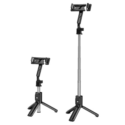 Selfie Stick Bluetooth Borofone BY14 Graceful, 4,5 tommer - 7 tommer, Sort