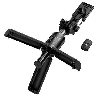Selfie Stick Bluetooth Borofone BY14 Graceful, 4,5 tommer - 7 tommer, Sort