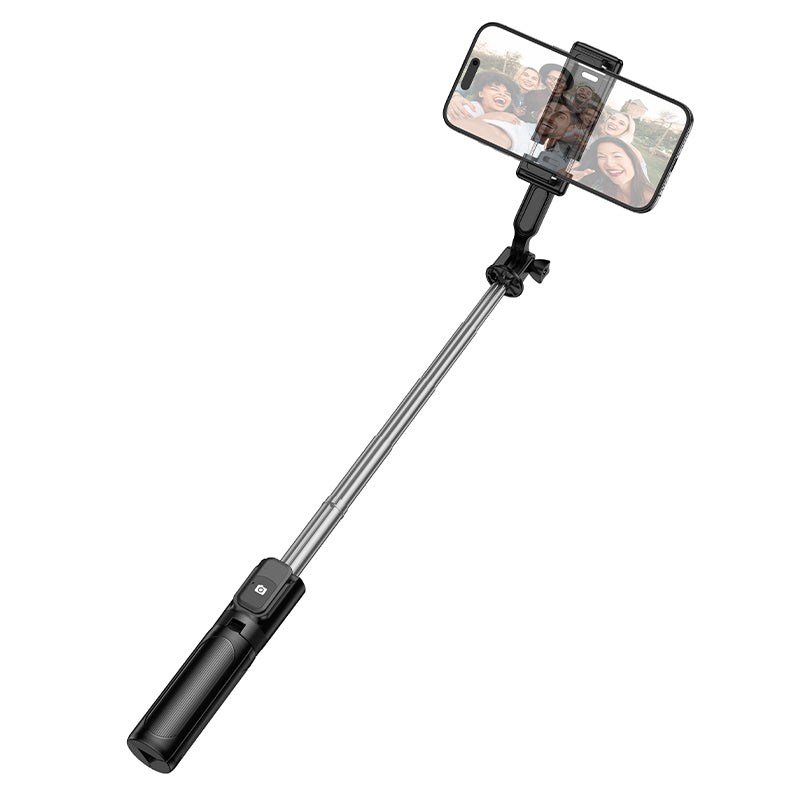 Selfie Stick Bluetooth Borofone BY14 Graceful, 4,5 tommer - 7 tommer, Sort