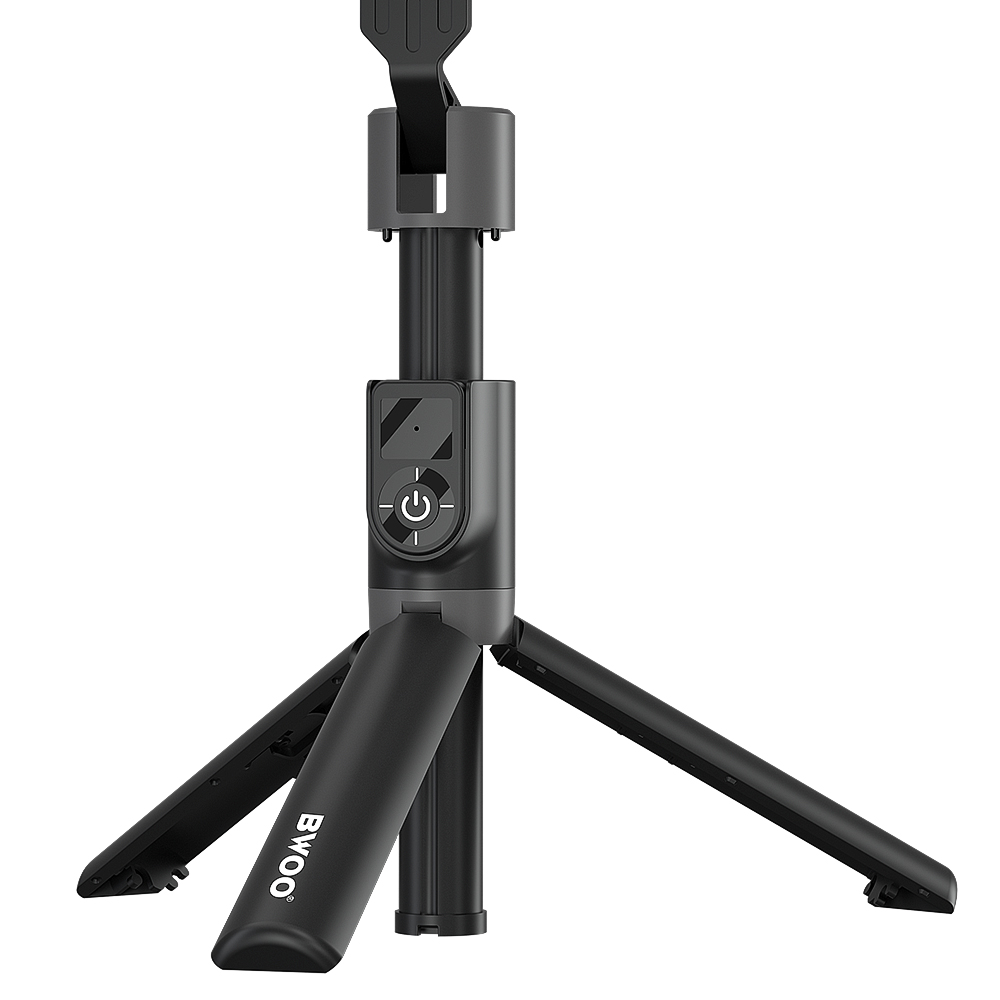 Selfie Stick Bluetooth BWOO BO-ZP14, Universal, Sort