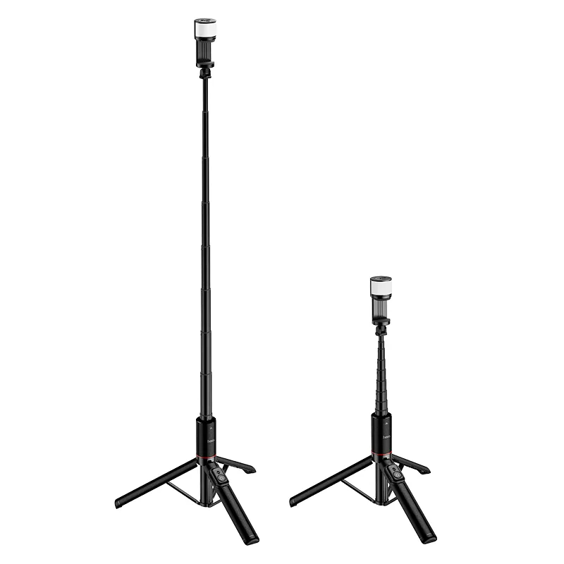 Selfie Stick Bluetooth HOCO K34, 4,5 tommer - 7 tommer, Sort