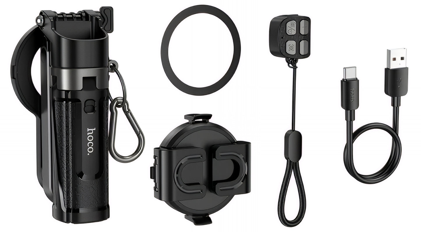 Selfie Stick Bluetooth HOCO K27 Pro, Universal, Sort