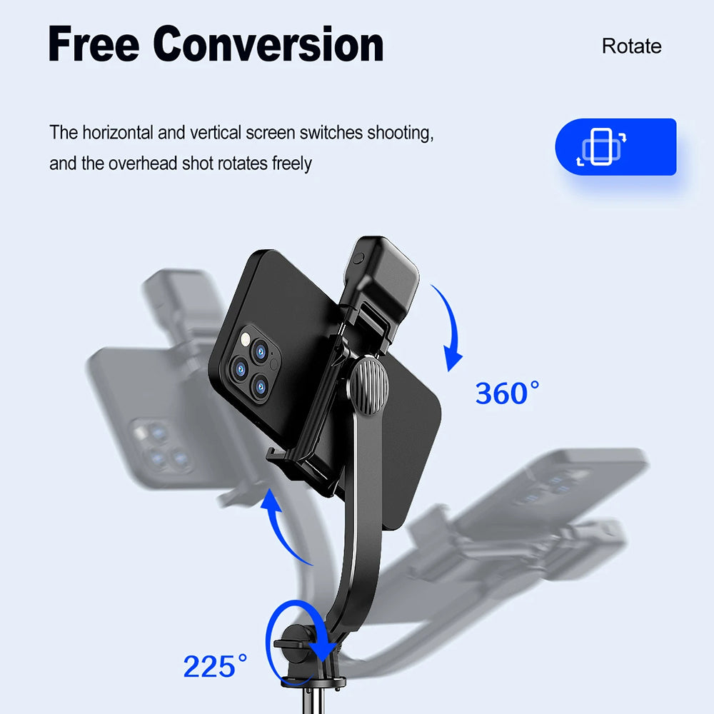 Selfie Stick Bluetooth Techsuit C01s, Universal, Sort