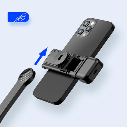 Selfie Stick Bluetooth Techsuit C01s, Universal, Sort