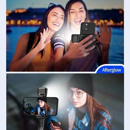 Selfie Stick Bluetooth Techsuit C01s, Universal, Sort