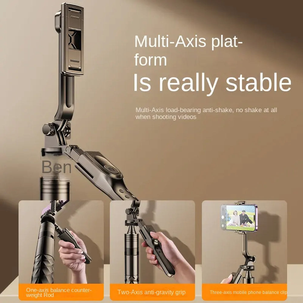 Selfie Stick Bluetooth Techsuit K28, Universal, Sort