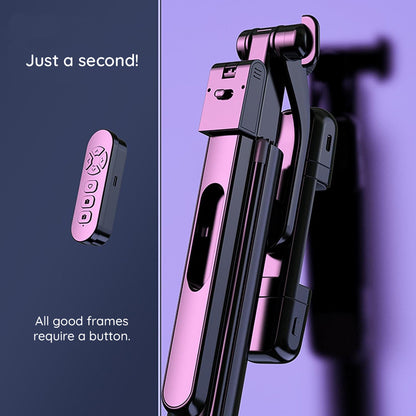 Selfie Stick Bluetooth Techsuit K30S, Universal, Sort