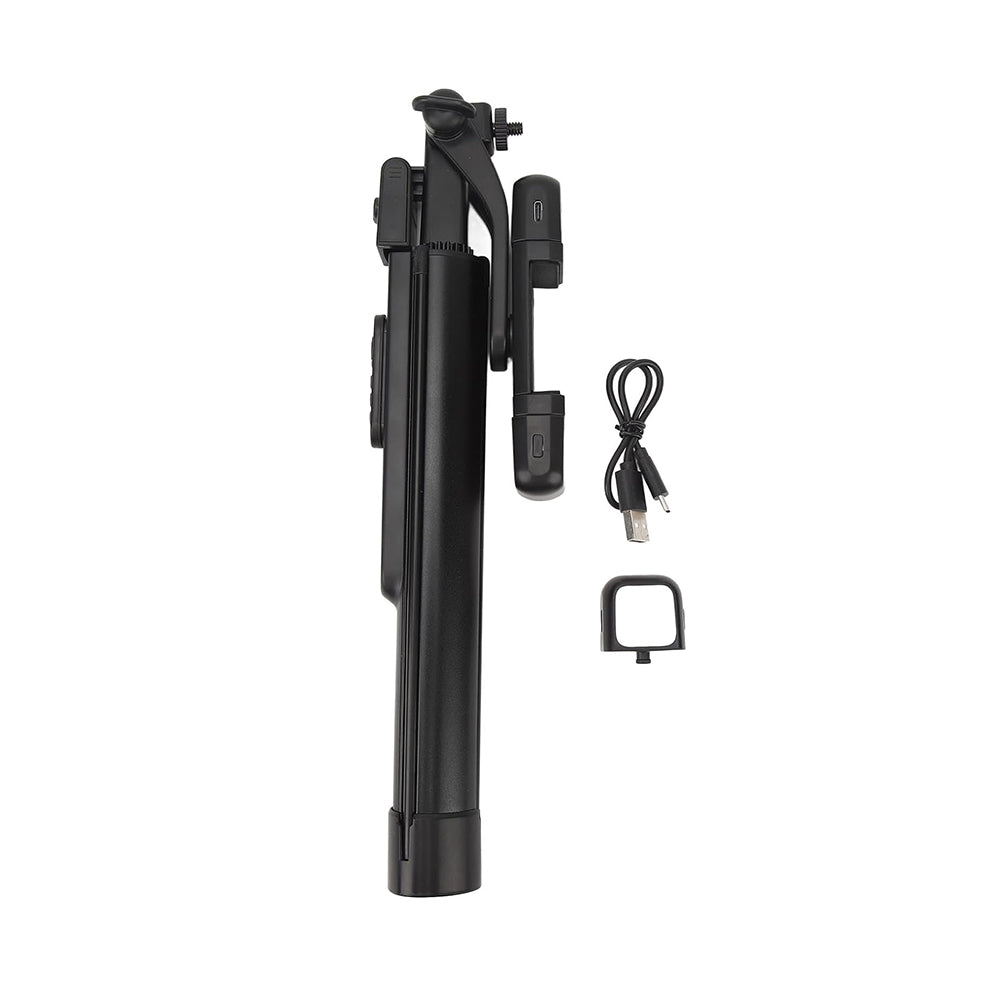 Selfie Stick Bluetooth Techsuit K30S, Universal, Sort