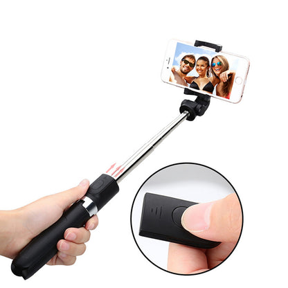 Selfie Stick Bluetooth Techsuit L01s, Universal, Sort