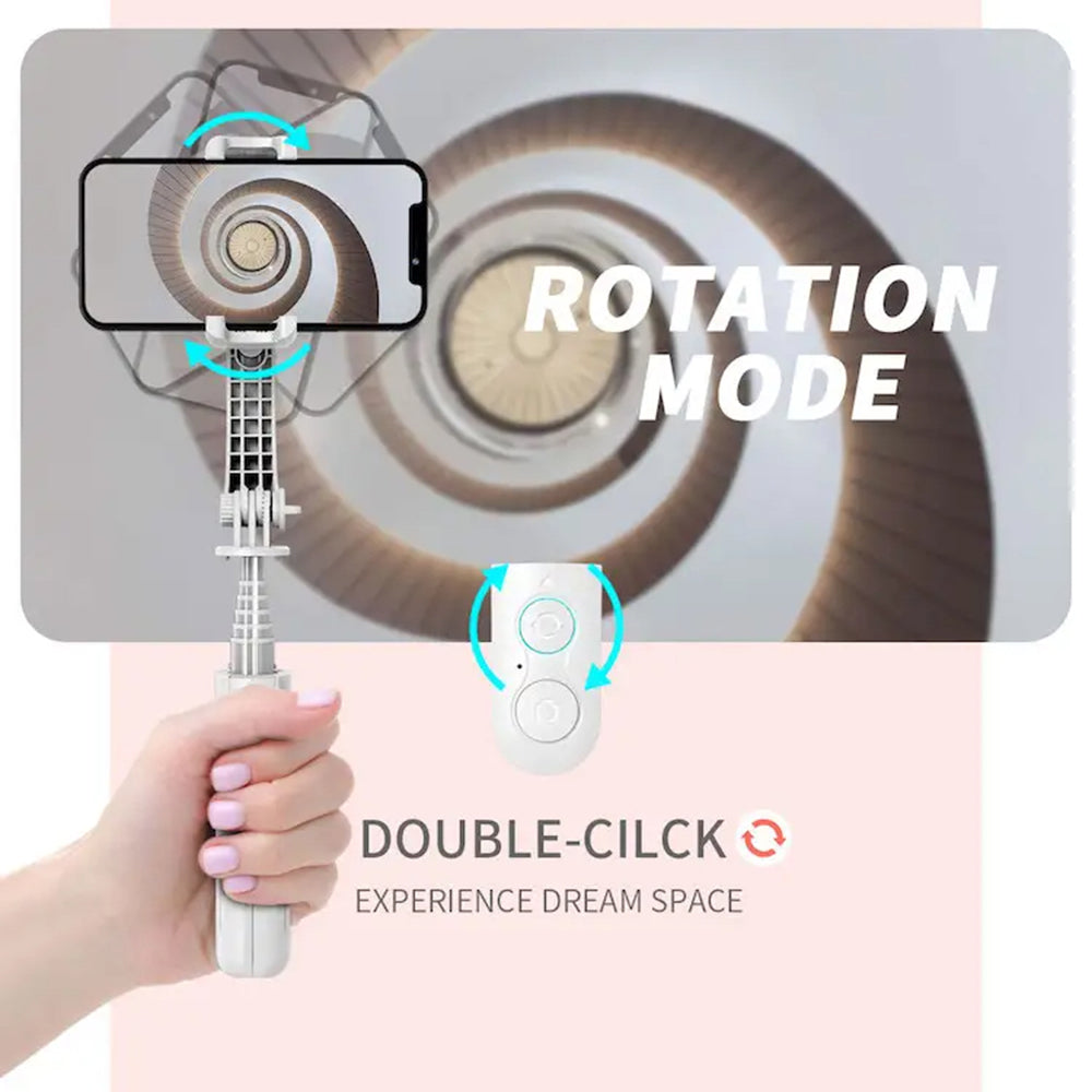 Selfie Stick Bluetooth Techsuit L08Mini, Universal, Sort