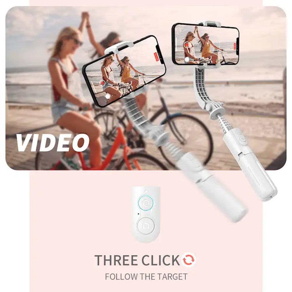 Selfie Stick Bluetooth Techsuit L08Mini, Universal, Sort