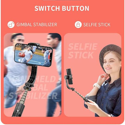 Selfie Stick Bluetooth Techsuit L08Mini, Universal, Sort