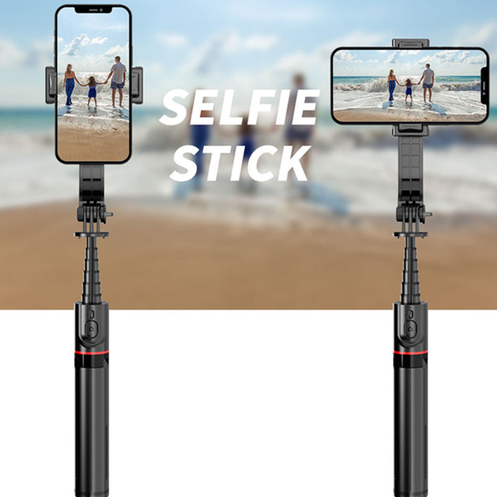 Selfie Stick Bluetooth Techsuit L12, Universal, Sort