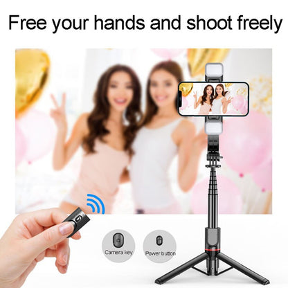 Selfie Stick Bluetooth Techsuit L12D, Universal, Sort