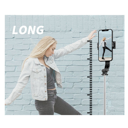 Selfie Stick Bluetooth Techsuit L13, Universal, Sort