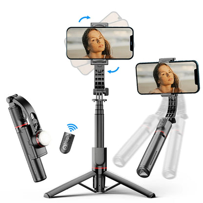 Selfie Stick Bluetooth Techsuit L19s, Universal, Sort