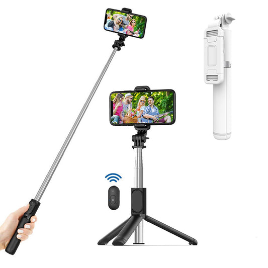 Selfie Stick Bluetooth Techsuit Q01, Universal, Hvid