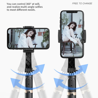 Selfie Stick Bluetooth Techsuit Q08, Universal, Sort