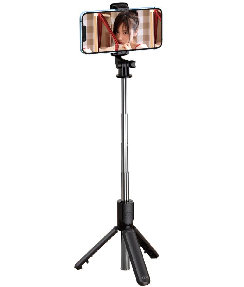 Selfie Stick Bluetooth XO Design SS09, Universal, Sort