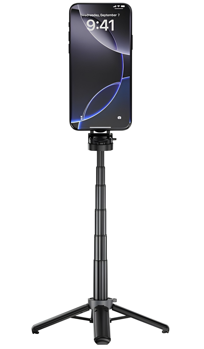 Selfie Stick Bluetooth XO Design SS25 Pro, Universal, Sort