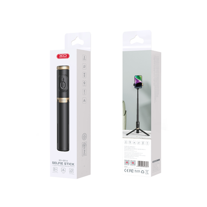 Selfie Stick Bluetooth XO Design SS14, Universal, Sort