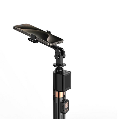 Selfie Stick Bluetooth XO Design SS23 Dual Lights, Universal, Sort