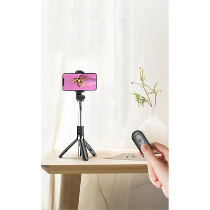 Selfie Stick Bluetooth XO Design SS08, Universal, Sort