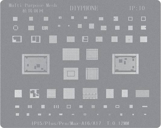 BGA-skabelon DIYPhone til Apple iPhone 15-serien