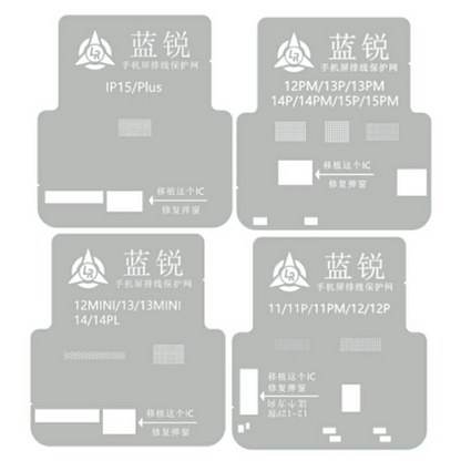 BGA-net Lanrui til Apple iPhone 11 - 15 Serien