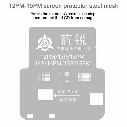 BGA-net Lanrui til Apple iPhone 11 - 15 Serien