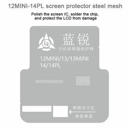 BGA-net Lanrui til Apple iPhone 11 - 15 Serien