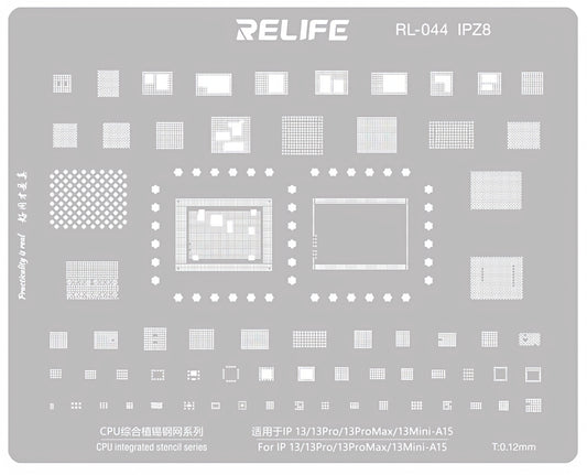 BGA-net Relife RL-044 IPZ8 til Apple iPhone 13 / 13 Pro / 13 Pro Max / 13 mini, CPU