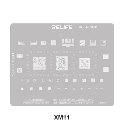 BGA Reballing Stencil RL-044 V2.0 for Xiaomi Series CPU