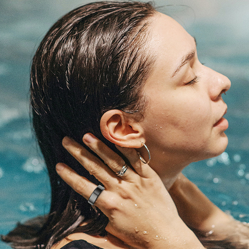 Smart Ring Techsuit R02, Størrelse 11, Rosa Guld