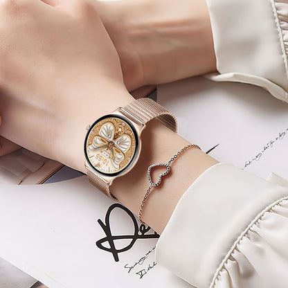 Smartwatch Blavec M01 Vesta Call, Lyserød Guld