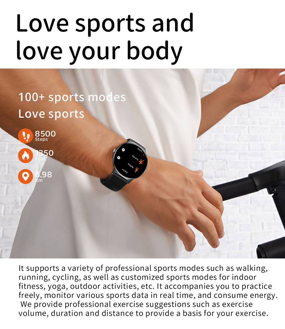 Smartwatch Blavec M01 Vesta Call, Sort
