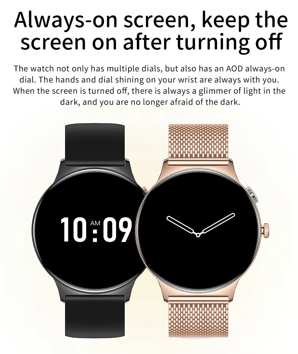 Smartwatch Blavec M01 Vesta Call, Sort