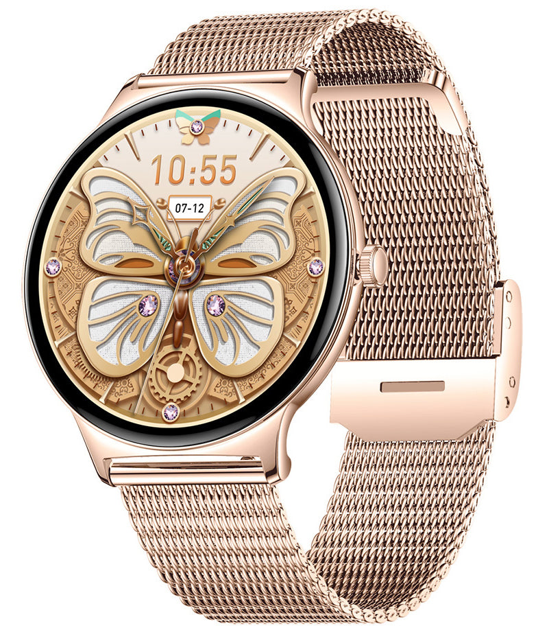 Smartwatch Blavec M01 Vesta Call, Lyserød Guld