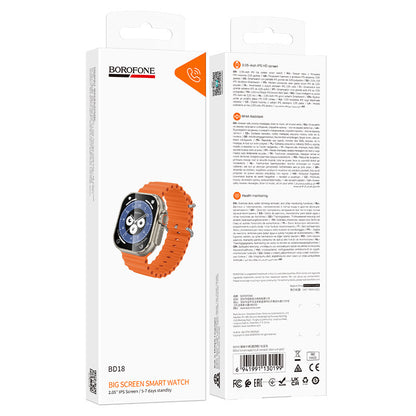 Borofone BD18-smartwatch, gyldenfarvet