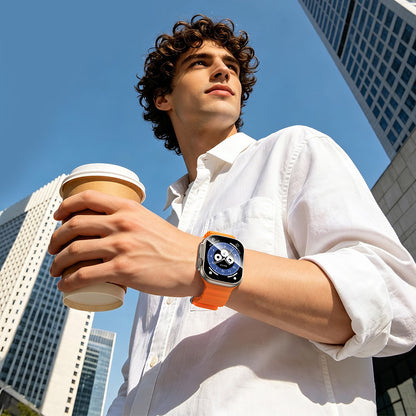 Borofone BD18-smartwatch, gyldenfarvet