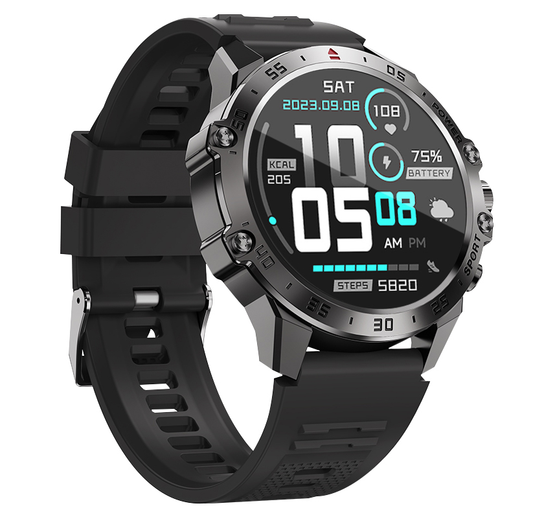 Smartwatch BWOO WA-08, Sort