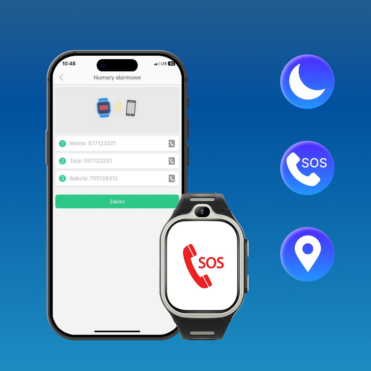 Smartwatch Forever Kids Boost KW-530 Call, Sort