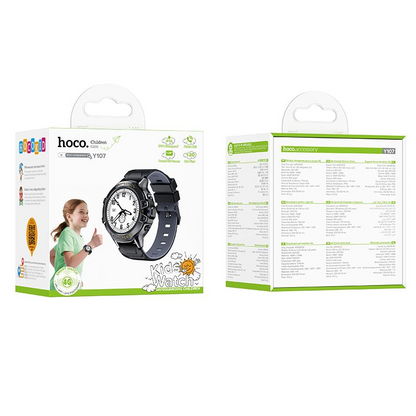 Smartwatch HOCO Y107 Kids Call, Sort, Genforseglet