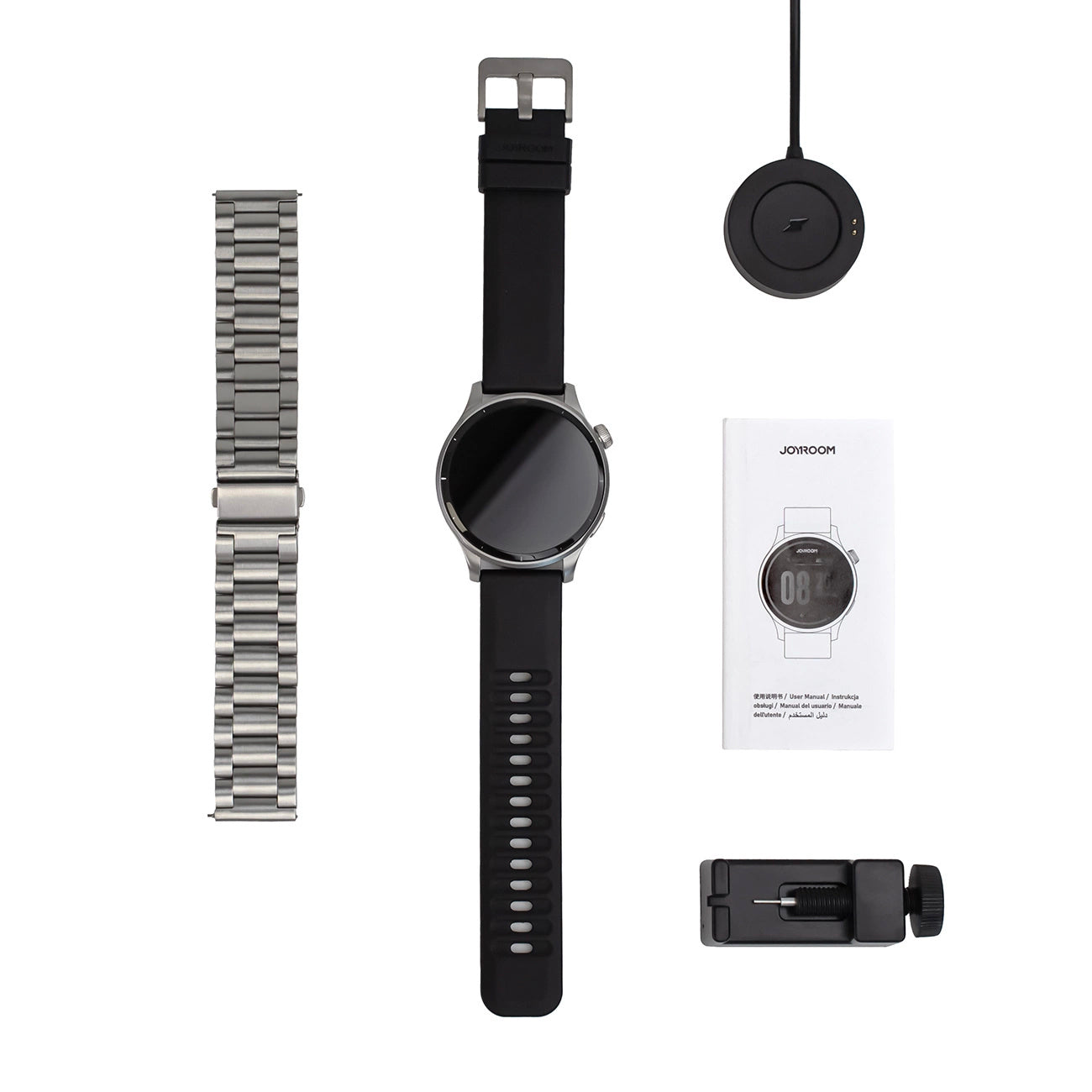 Smartwatch Joyroom JR-FV1, Grå