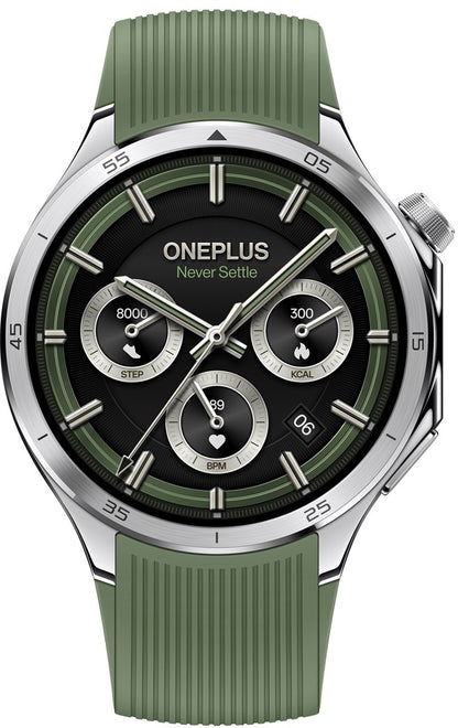 Smartwatch OnePlus Watch 3, 46mm, Grøn, Genforseglet 5491100341