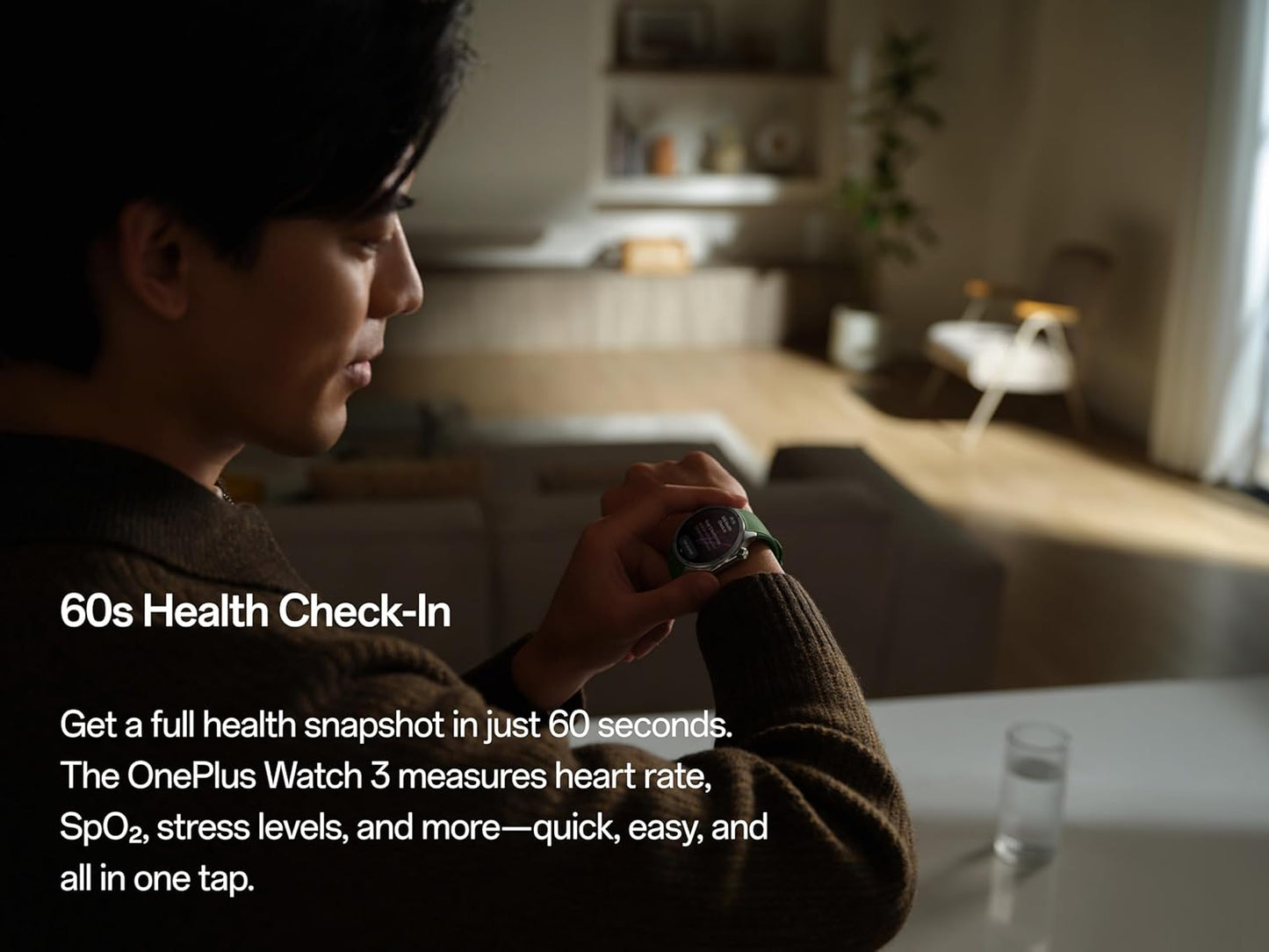 Smartwatch OnePlus Watch 3, 46mm, Sort 5491100340